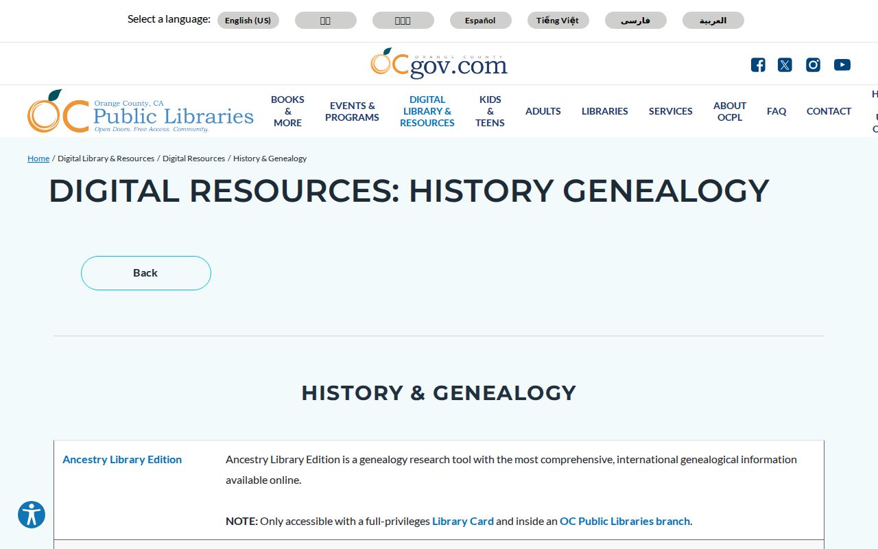 Costa Mesa people directories OCPL history and genealogy resources